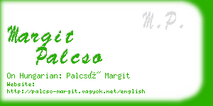 margit palcso business card